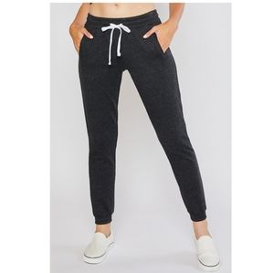 NWT Charcoal Basic fleece Jogger